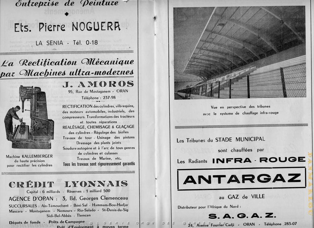 ORAN 5 MAI 1957 PLAQUETTE D INAUGURATION DU STADE MUNICIPAL  (9).jpg